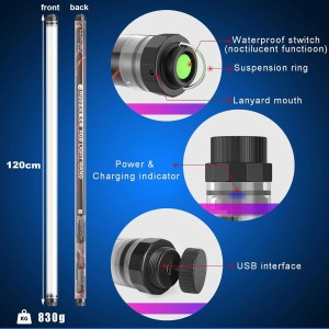 نور باتومی لوکسئو مدل P120 RGB